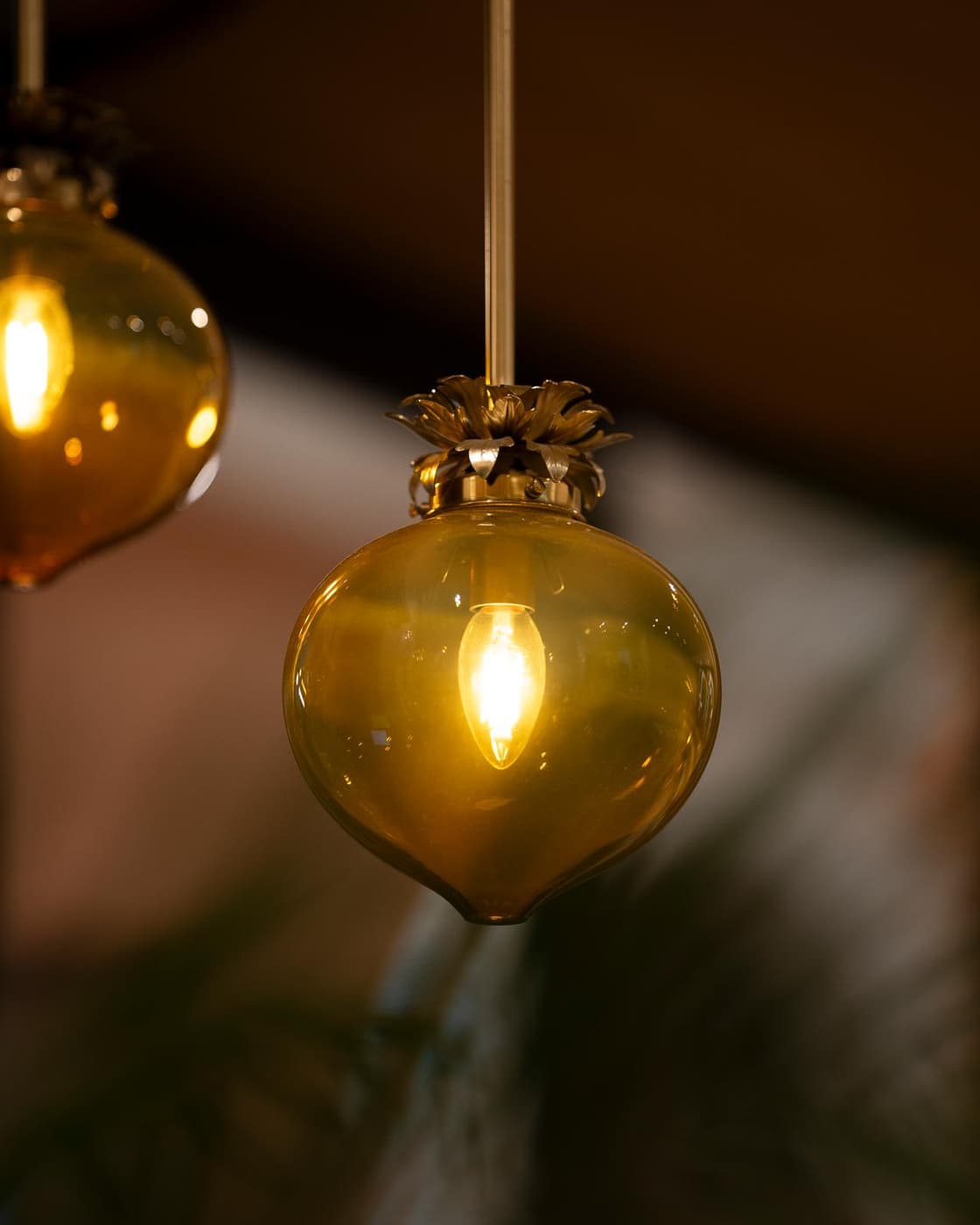 Detalle de la decoración de la sala